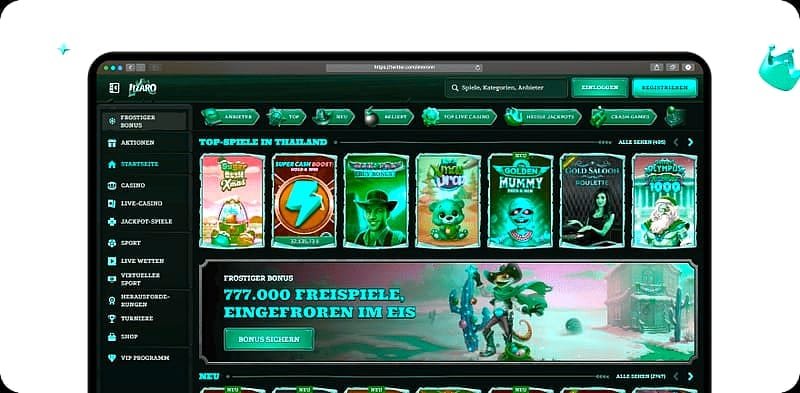Lizaro Casino bonus bez depozytu – Jakie gry masz do dyspozycji w Lizaro Casino
