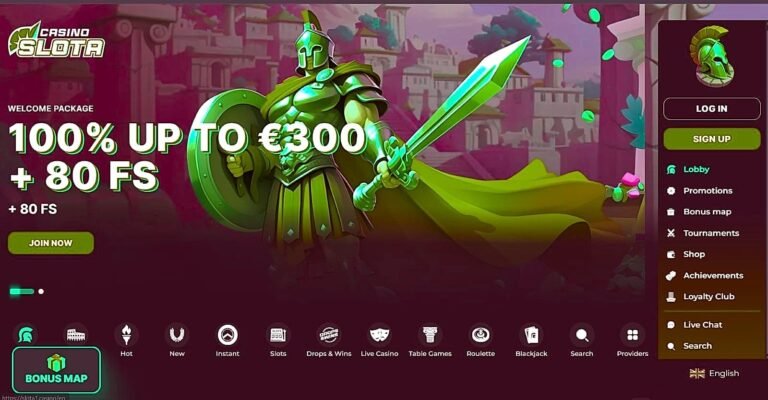 Slota Casino rejestracja i pierwsze kroki